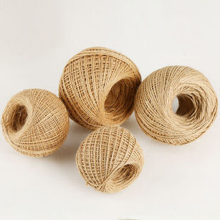 Factory wholesale coarse hemp rope thin hemp rope wear-resistant binding rope hemp rope decoration hand-woven rope clothesline
