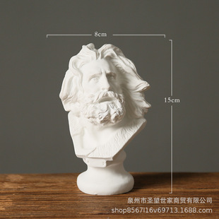 Nordic style Greek David ornaments art student sketch resin ins plaster figure model home decorations