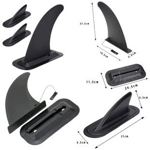 Surfboard paddle board snap-in detachable large tail fin small tail fin tail rudder base water supplies can be customized
