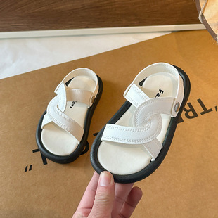Boys casual sports sandals 2025 summer new soft bottom versatile two-wear sandals and slippers girls beach shoes wholesale