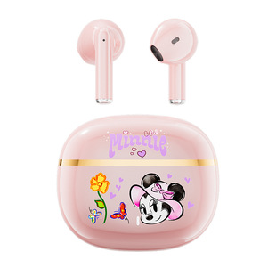 Disney/Disney новые полумарные беспроводные наушники игровой музыки двойной режим может быть милым 2024