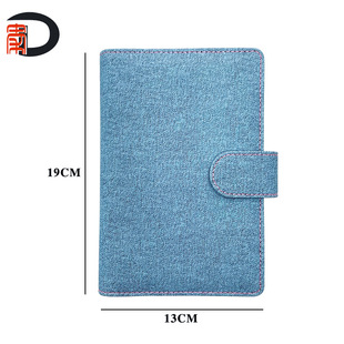PU loose-leaf notebook A6 daily hand book meeting record book multi-card diary notebook factory outlet