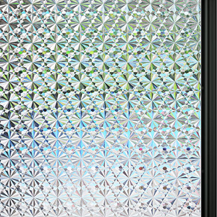 Frosted Electrostatic Glass Sticker Office Window Privacy Adhesive-Free Glass Sticker Transparent Opaque Glass Sticker