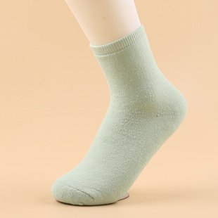 Socks Women's Winter fleece-lined Thickened Warm Towel Socks Women's Mid-tube Moon Socks Winter Floor terry socks for Women
