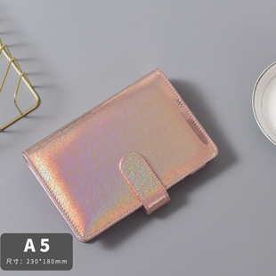 Amazon Special for Colorful Point A6 Laser Macaron Handbook Notebook Notepad Cash Budget Wallet