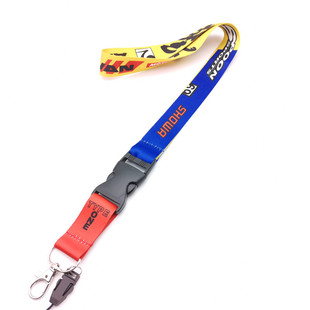 JDM modified cultural car products buckle lanyard badge neck key mobile phone work card lanyard