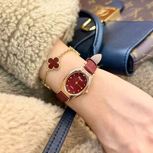 Factory Supply Timini Dimini Ancora Red Belt Women's Watch Square Popular Watch Women's Ancora