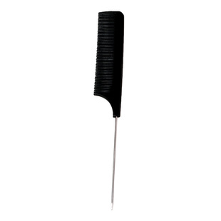 Multicolor Plastic Pointed Tail Steel Needle Comb Home Hair Salon Steel Needle Comb Teeth Hair Comb Hair Tool