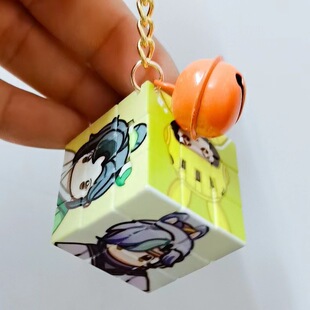 Sanrio Keychain Mini Rubik's Cube Small Pendant Yiwu Small Commodities Small Jewelry Wholesale Doll Machine Doll