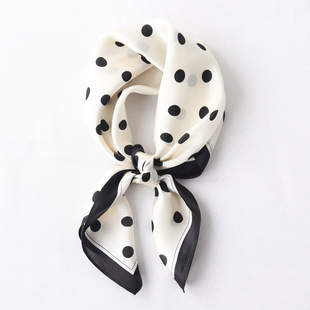 53 Silk Scarf Small Square Scarf Women's Spring and Autumn Mulberry Silk Scarf Autumn and Winter Joker Matching Shirt Neck Protection Scarf