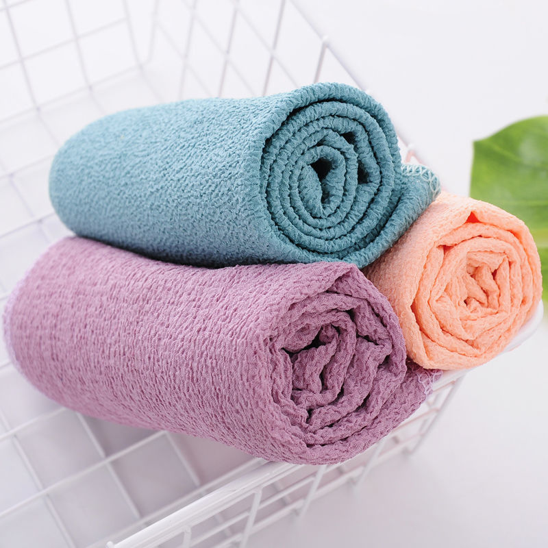 Single Layer Coarse Sand Pull Back Long Bath Towel Cloth Back Rubbing Mud Decontamination Household Bath Wang Jin