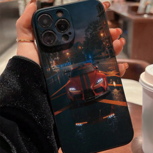 Fashion sports car for iPhone Apple 16 Phone Case 15plus/13pro/14promax Tide Cool 12/11