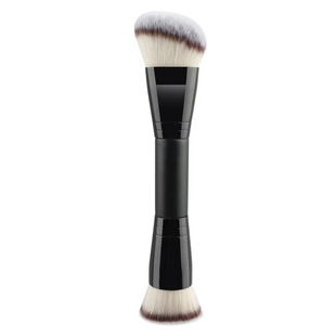 Cross-border exclusive for double-head foundation blush brush single three-color soft hair beauty tool makeup nasal shadow brush makeup brush