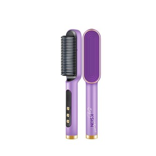 Negative ion straight hair comb straight curling iron lazy people do not hurt hair dual-purpose artifact factory direct wholesale