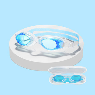 Factory Direct recommend waterproof swimming goggles unisex swimming goggles wholesale plain multi-color optional support mixed batch