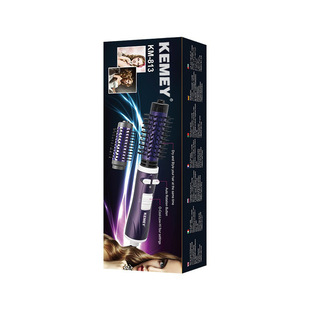 Komei KM-813 Amazon cross-border multi-functional hot air comb straight hair comb straight dual-use hair comb hair curler