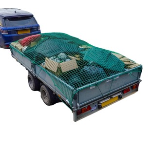 Car protection net container safety protection net knotless polyester door sealing net luggage trailer protection net