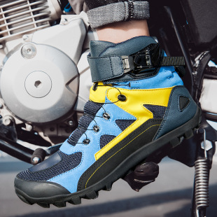 Riding boots motorcycle mesh breathable off-road men's and women's motorcycle equipment spring and summer riding shoes
