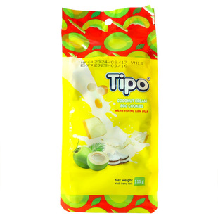 Vietnam imported Tipo durian milk flavor bread dry meal breakfast biscuit crispy biscuit casual snack gift bag