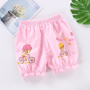 Children's Shorts Outer Wear for Girls Cotton 2025 Summer New Style Infant Baby Style Shorts Single Piece