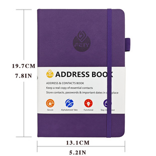 B6 Cross-Border English Address Book Amazon Phone Notepad Contact Record Book Notebook High-Value Ready Stock