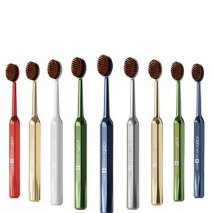 Casley Roman Column Shape Wide-Head Soft-Bristle Toothbrush for Adult Home Couples High-End Gum Protection and Cleaning Independent Packaging