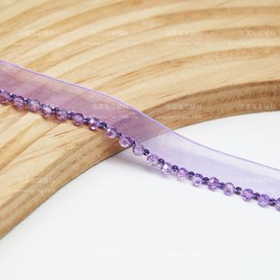 in stock 4MM handmade peg yarn with crystal beads lace clothing collar bags barcode DIY accessories accessories wholesale