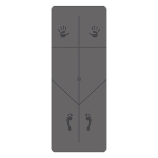 5mm palm printing rubber yoga mat non-slip sweat-absorbent professional fitness equipment widened thickened pad lettering generation hair