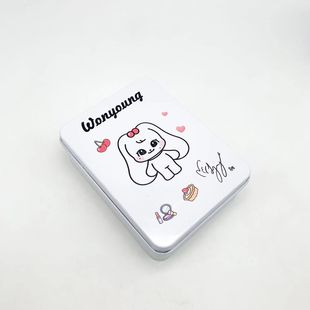 IVE Park iron box Zhang Yuanying Zhili cartoon specification 12*9 * 4cm storage box storage box