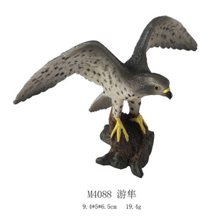 Cross-border solid simulation bird model Swan Peacock Penguin static plastic decoration chicken goose Duck Farm toy