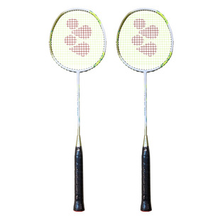 Full Carbon Fiber Badminton Racket Ultra Light Single Rap Adult Professional Training Offensive Resistant All-in-One Rap Set Box