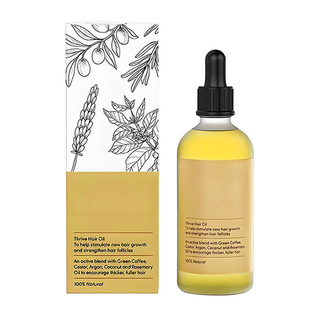 Cross-border Trade Organic Rosemary Hair Care Essential Oil THRIVE GROWTH HAIR OIL Improve Dry Hair