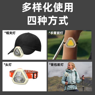 New factory wholesale cross-border USB charging headlamp light source outdoor emergency headlamp multi-function lighting