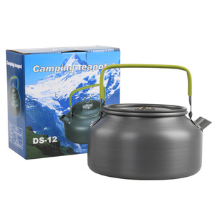 Supply outdoor teapot 1.2L camping kettle picnic tea teapot portable ultra light coffee pot wholesale
