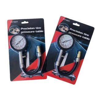High-precision automobile tire pressure gauge multifunctional tire pressure gauge with deflated tire pressure gauge long hose mechanical tire pressure gauge monitor