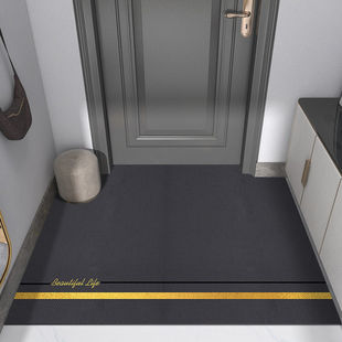 Light Luxury Entrance Door Mat Wipe and Wash-Free Household Door Mat Entry Entrance Mat Door Cuttable Mat Carpet