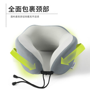 Explosive Memory Foam U-shaped Pillow Travel Portable Neck Pillow Office Nap Neck Pillow Stereo Support Aircraft Neck Pillow