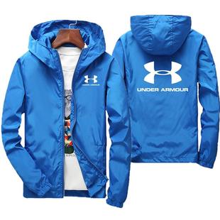 2022 Amazon Autumn Men's Fashion Hooded Jacket Young Handsome Slim-fit Thin Loose Windbreaker Clip
