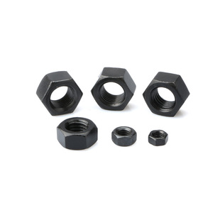 Black grade 8.8 high strength hex nut carbon steel blackened Grade 8 external hex screw nut M2M3M4M | M6M8