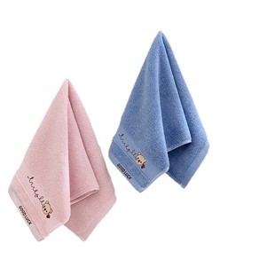 Pure cotton children's towel children's face towel cute embroidery soft absorbent boys and girls Children's towel