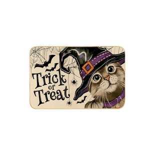 Cross-border New Halloween Decorative Carpet Non-slip Anti-rub Easy-to-take-care Entry Mat Bathroom Absorbent Non-slip Foot Mat