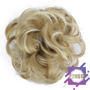 European and American style wig hair Ring Ball Head female artificial wig hair accessories natural flower bud wig hair package factory wholesale
