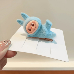W Children's Cloth Hair Clip for Girls 2025 Stylish Top Clip for Girls, Gentle on Hair, Cute Hairpin Hair Accessory