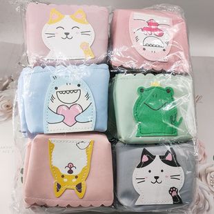 Женская сумка для монет в Корейском стиле, креативный прозрачный полый Кошелек для монет, мультяшный фруктовый студенческий кошелек