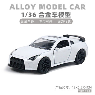 Boxed simulation alloy off-road vehicle model children sports car toy boy car model cake ornaments wholesale