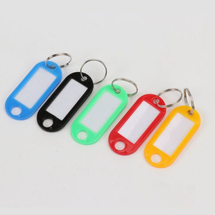 Plastic number plate can be marked classification tag listing hotel hotel label classification card key card key chain factory