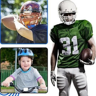 Amazon Football Chin Pad Anti-collision American Ice Hockey Chin Cover Helmet Protective Pad Riding Helmet Pad