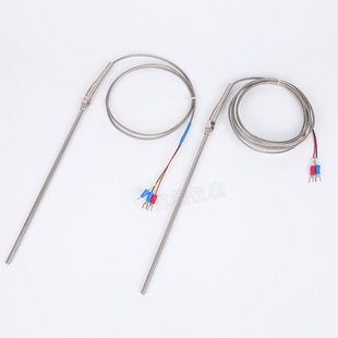 K-type probe type M8 fixed thread probe stainless steel temperature control probe pt100 thermal resistance thermocouple temperature sensing line