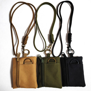 Outdoor Tactical Mini Multifunctional Earphone Bag Coin Bag Mini Coin Purse Men's Sports Wallet Card Bag ID Bag