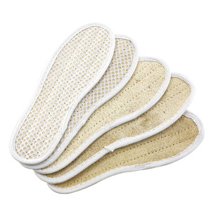 SOURCE Factory loofah insole breathable military training insole sweat-absorbent comfortable loofah men's and women's handmade sports insole